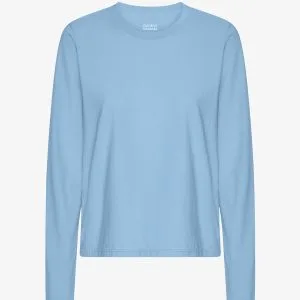 T-shirt manica lunga Essential Donna — Seaside Blue