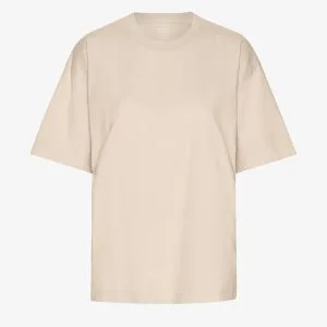 T-shirt Oversize Donna — Oyster Grey