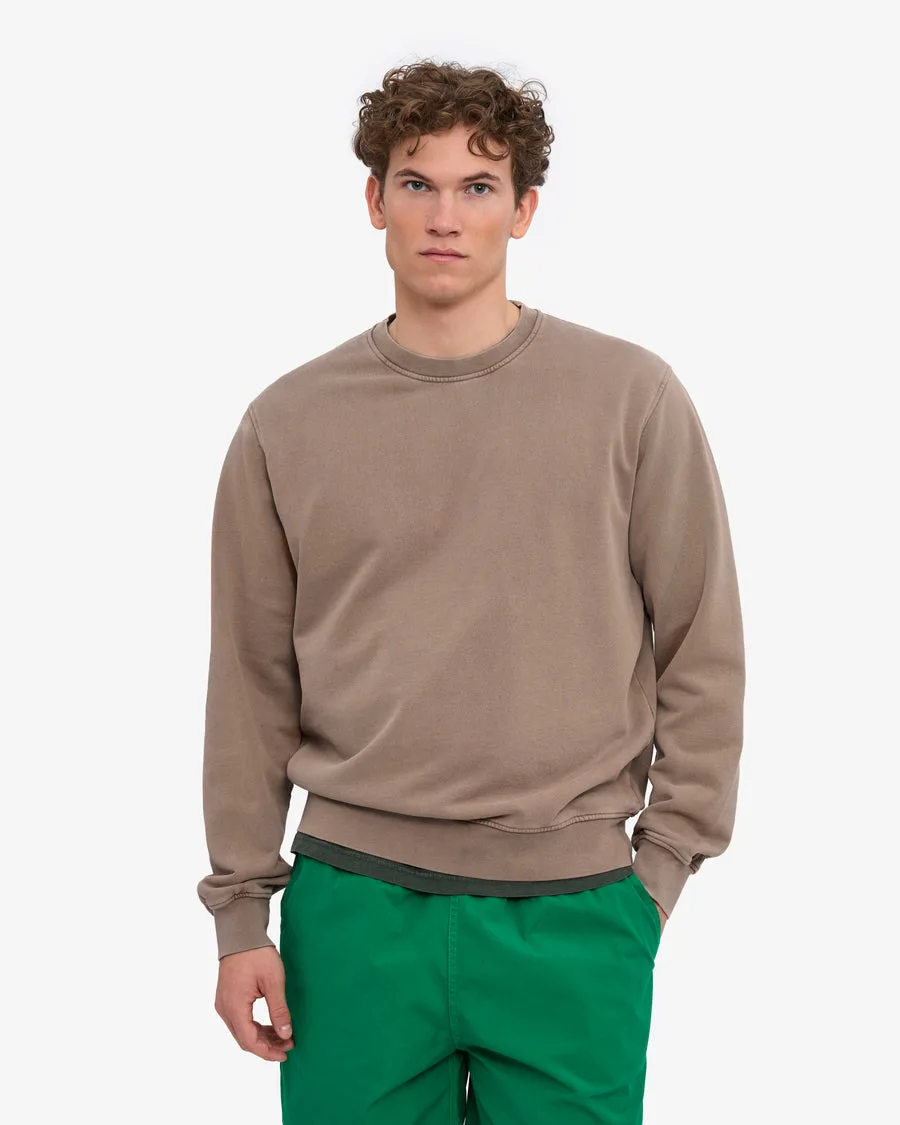 Felpa girocollo Essential Uomo — Faded Khaki
