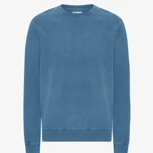 Felpa girocollo Essential Uomo — Faded Indigo