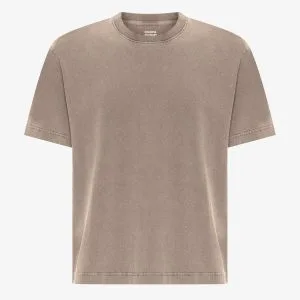 T-shirt Boxy Uomo — Faded Khaki