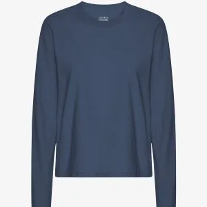 T-shirt manica lunga Essential Donna — Petrol Blue