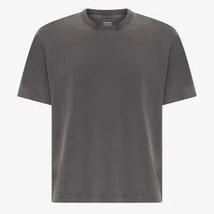 T-shirt Boxy Uomo — Faded Black