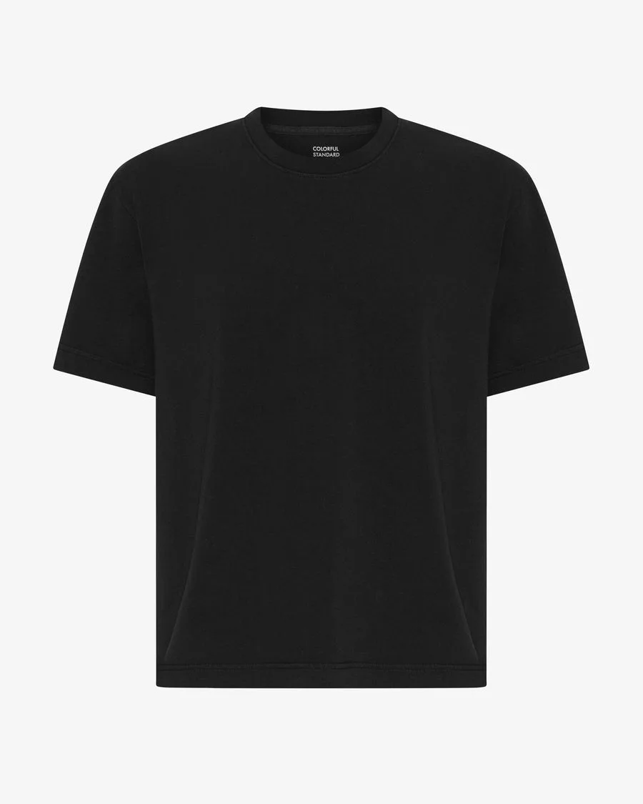 T-shirt Boxy Uomo — Nero