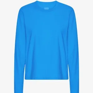 T-shirt manica lunga Essential Donna — Pacific Blue