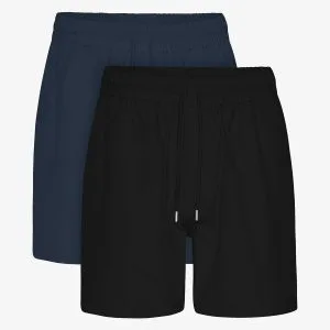 Shorts Essential Uomo — Deep Black & Navy Blue (2-Pack)