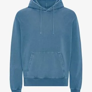 Felpa con cappuccio Essential Uomo — Faded Indigo