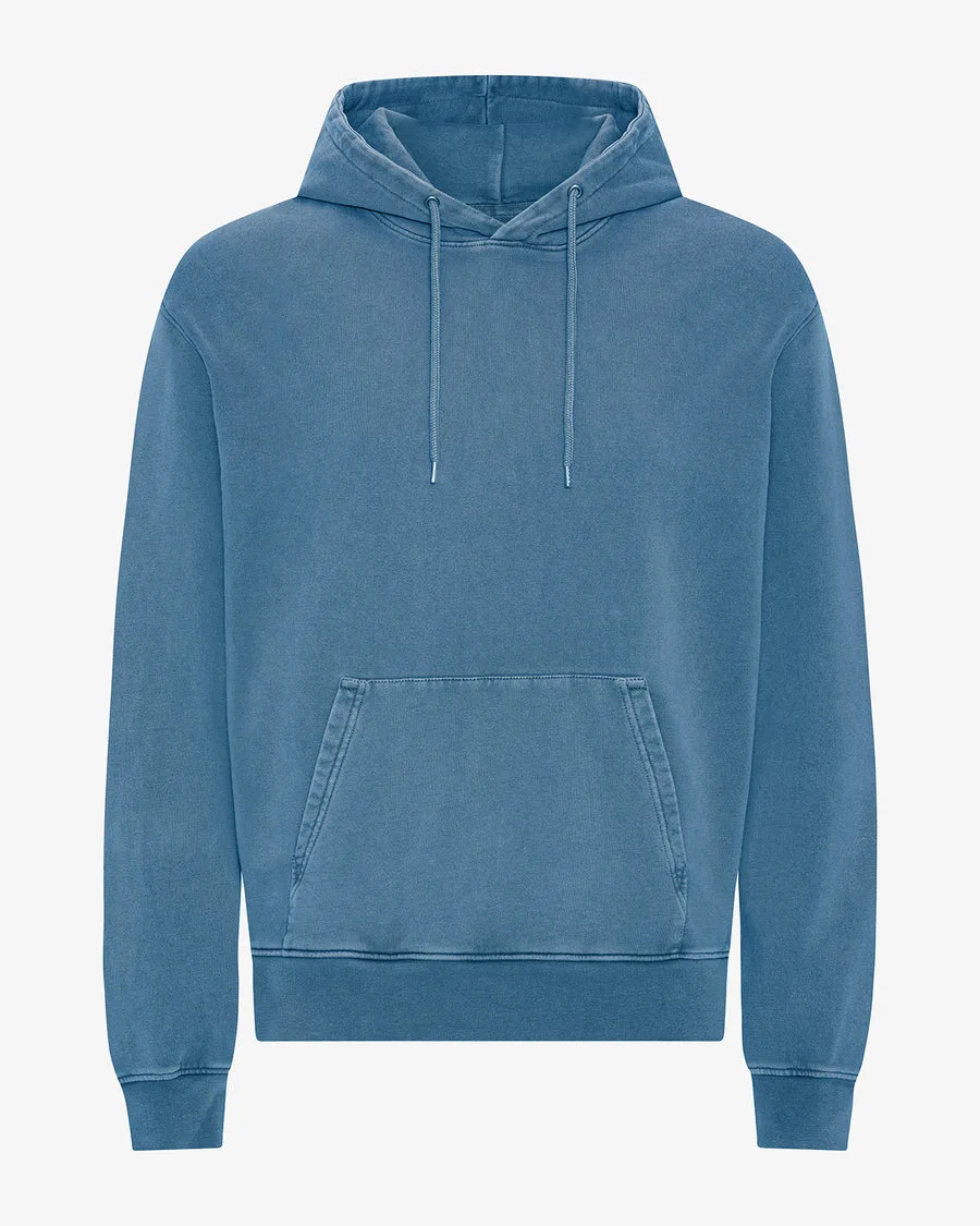 Felpa con cappuccio Essential Uomo — Faded Indigo