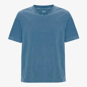 T-shirt Oversize Uomo — Faded Indigo